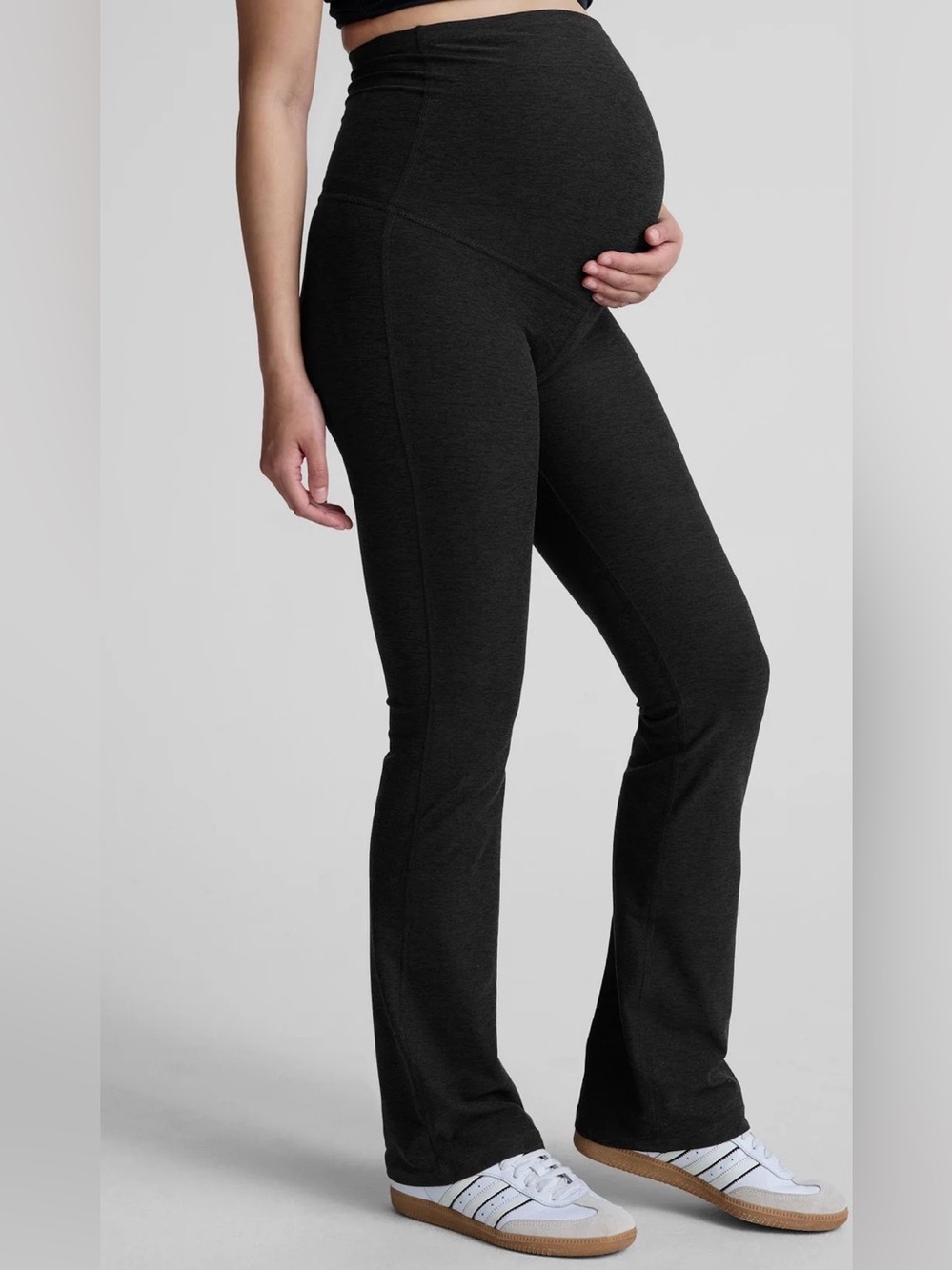 Beyond the Bump Spacedye™ Practice Maternity Bootcut Pant by Beyond Yoga Sz S